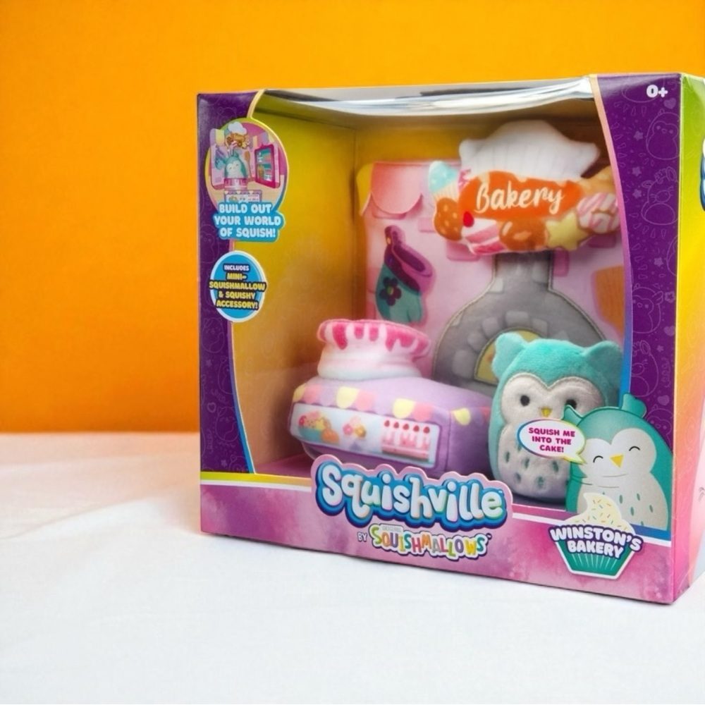 Squishville by Squishmallows — Winston’s Bakery Mini Plush Playset
